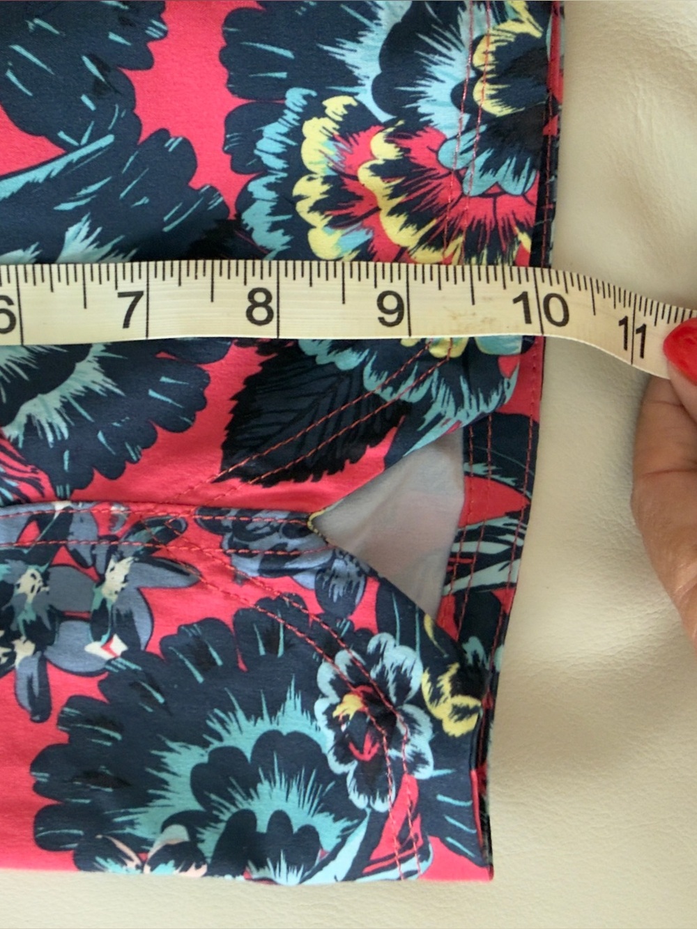 Roxy Pink & Navy Floral Halter Bikini short Set - Picture 8 of 8